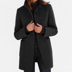 Women's Tailored Overcoat – Classic Longline Cold Weather Coat