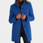 Women's Tailored Overcoat – Classic Longline Cold Weather Coat