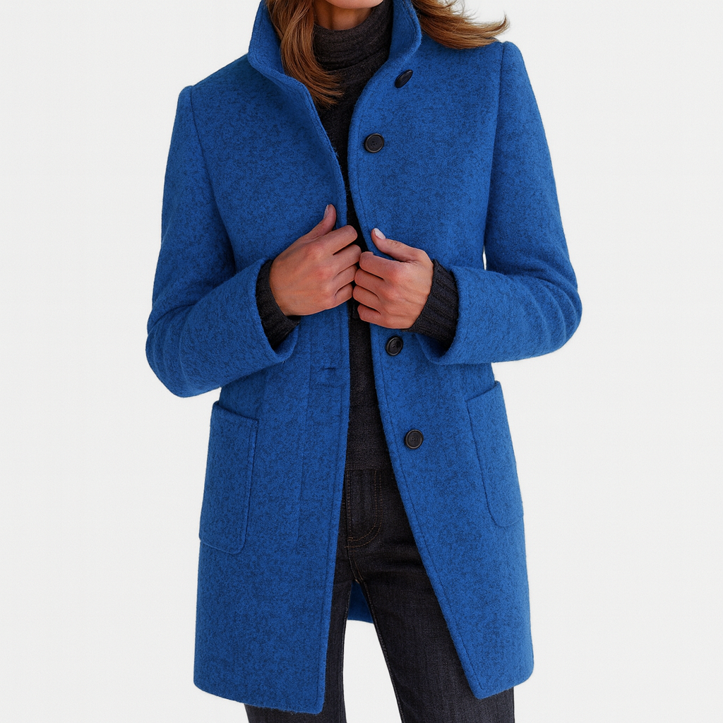 Women's Tailored Overcoat – Classic Longline Cold Weather Coat