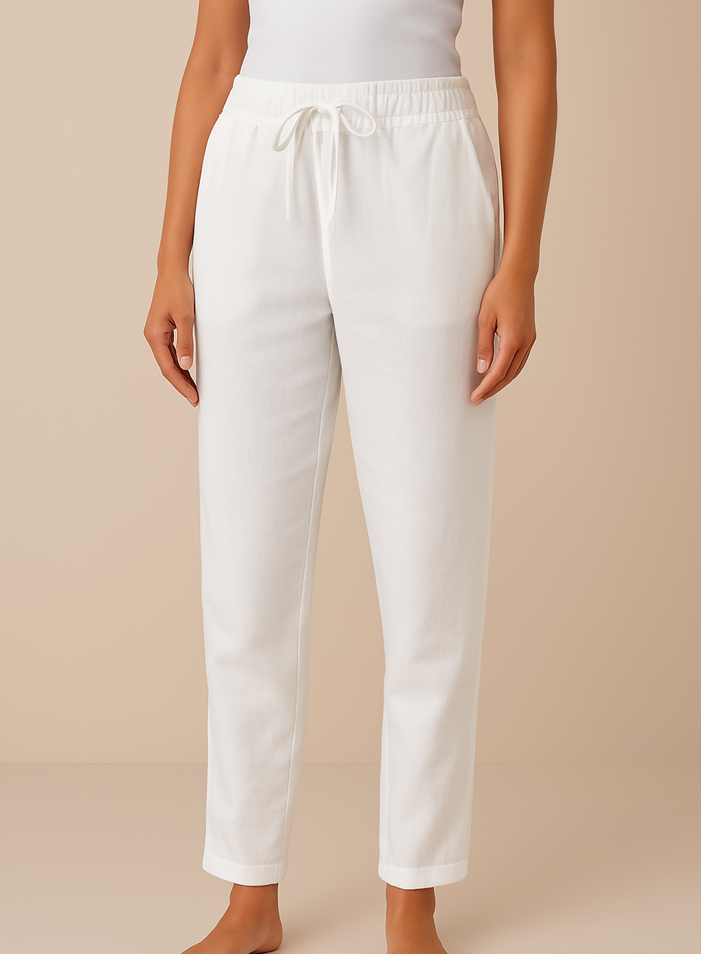 Women's High Rise Straight Leg Pants – Tailored Everyday Dress Trousers