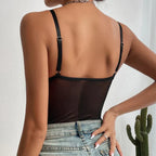 Women's Embroidered Floral Boxer Briefs – Seamless Lace Underwear