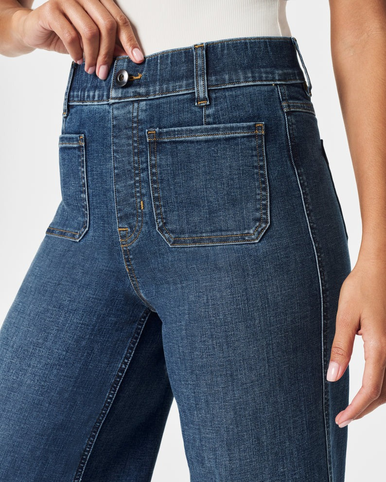 Women's Pull-On Jeans – Tummy Control Straight Jeans