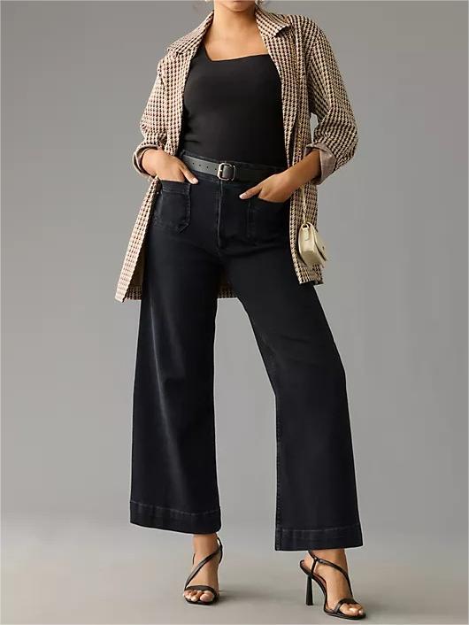 Women's Pull-On Jeans – Tummy Control Straight Jeans