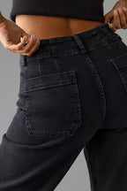 Women's Pull-On Jeans – Tummy Control Straight Jeans