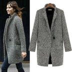 Women's Insulated Long Winter Coat – Adjustable Hood Cold Weather Parka