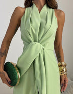 Alanah | Halter Neck Formal Jumpsuit