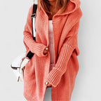 Women's Oversized Knee-Length Cardigan – Relaxed Longline Cardigan