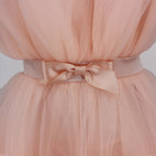 Women's Tulle Layered Party Dress – Festive Formal Evening Dress