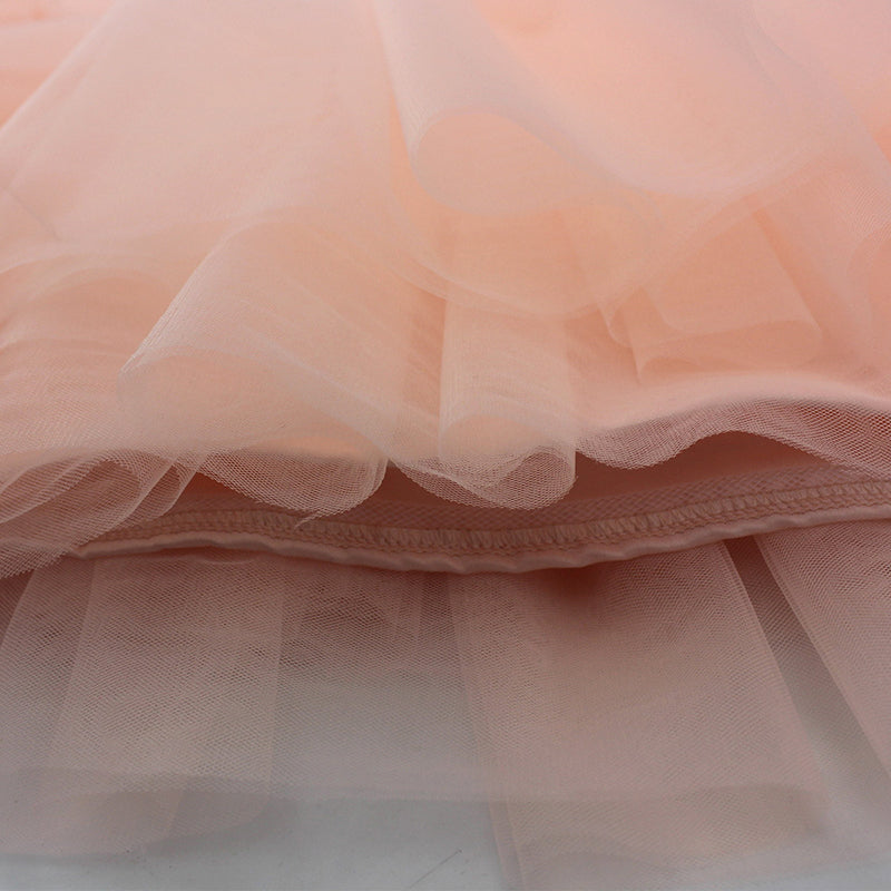 Women's Tulle Layered Party Dress – Festive Formal Evening Dress