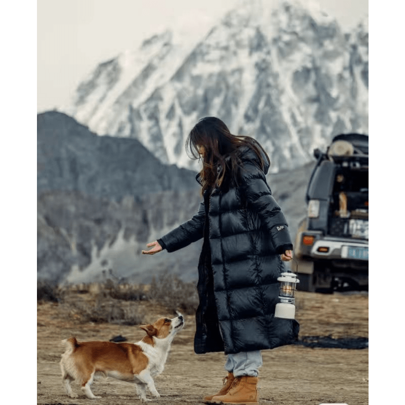Women's Lightweight Quilted Jacket – Hooded Puffer Winter Jacket
