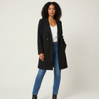 Women's Tailored Overcoat – Elegant Longline Coat