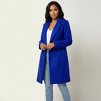 Women's Tailored Overcoat – Elegant Longline Coat