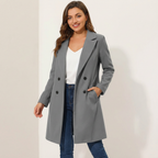 Women's Tailored Overcoat – Elegant Longline Coat