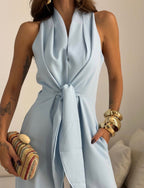 Alanah | Halter Neck Formal Jumpsuit