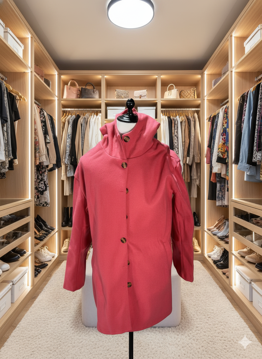 Women's Hooded Longline Jacket – Wind Resistant Transitional Coat