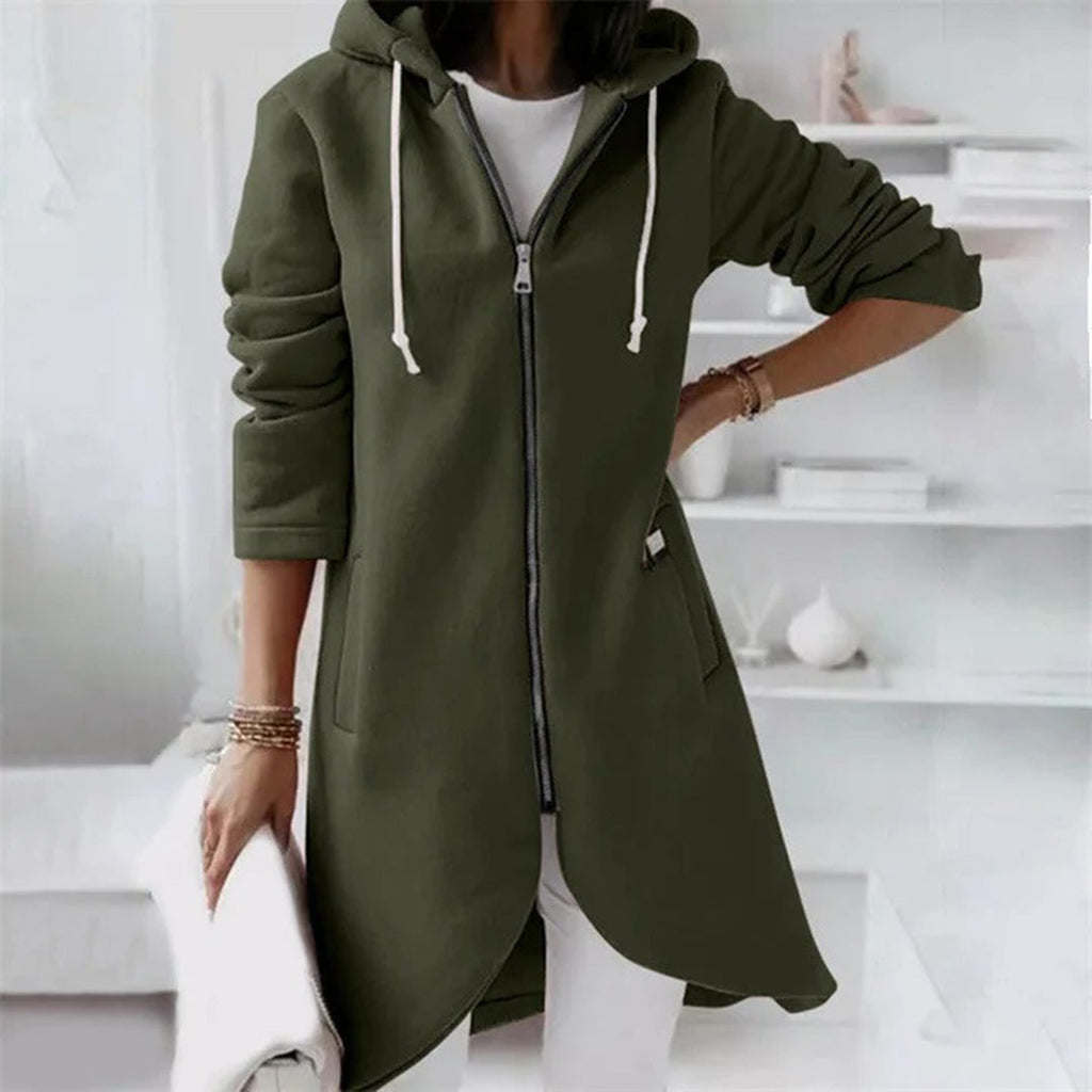 Women's Relaxed Plush Cardigan – Long Sleeve Cold Weather Cardigan