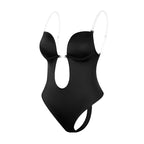 Women's Low Back Shapewear Bodysuit – Seamless Smoothing Support Bodysuit