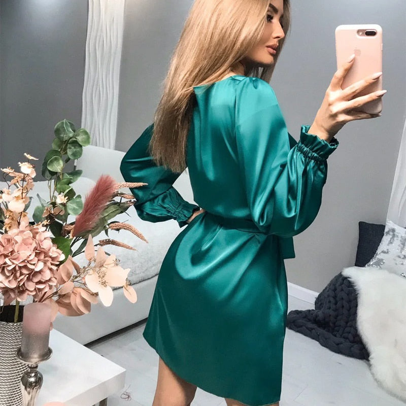 Women's Classic Formal Evening Dress – Sleek Party Occasion Dress