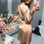 Women's Classic Formal Evening Dress – Sleek Party Occasion Dress