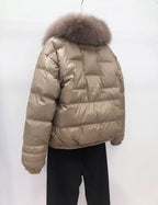 Women's Oversized Puffer Jacket – Relaxed Vintage Winter Jacket