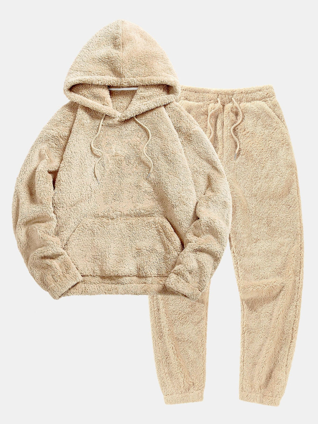 Women's Teddy Jogger Set – Hooded Plush Fleece Co-Ord