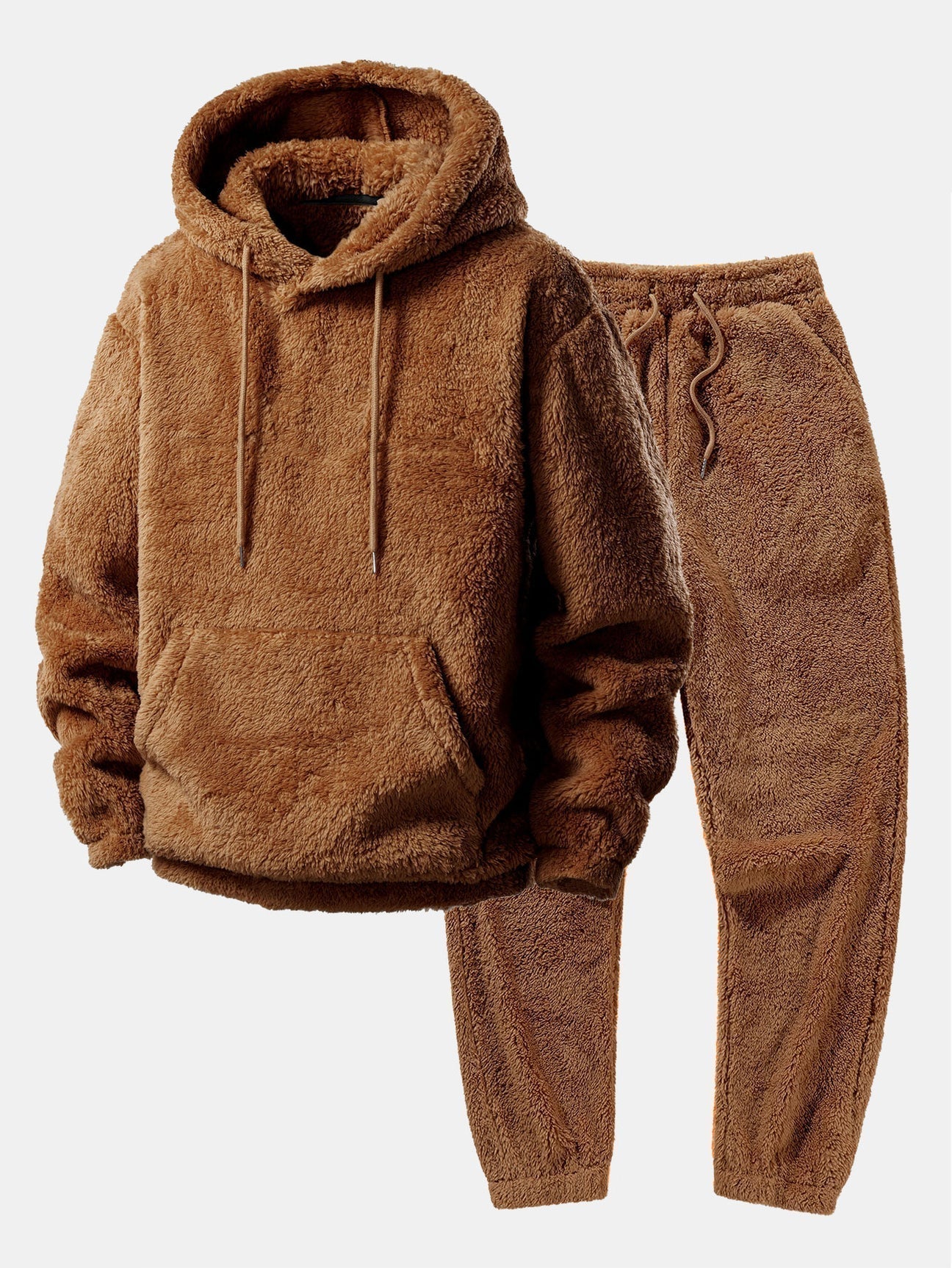 Women's Teddy Jogger Set – Hooded Plush Fleece Co-Ord