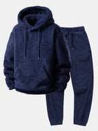 Women's Teddy Jogger Set – Hooded Plush Fleece Co-Ord