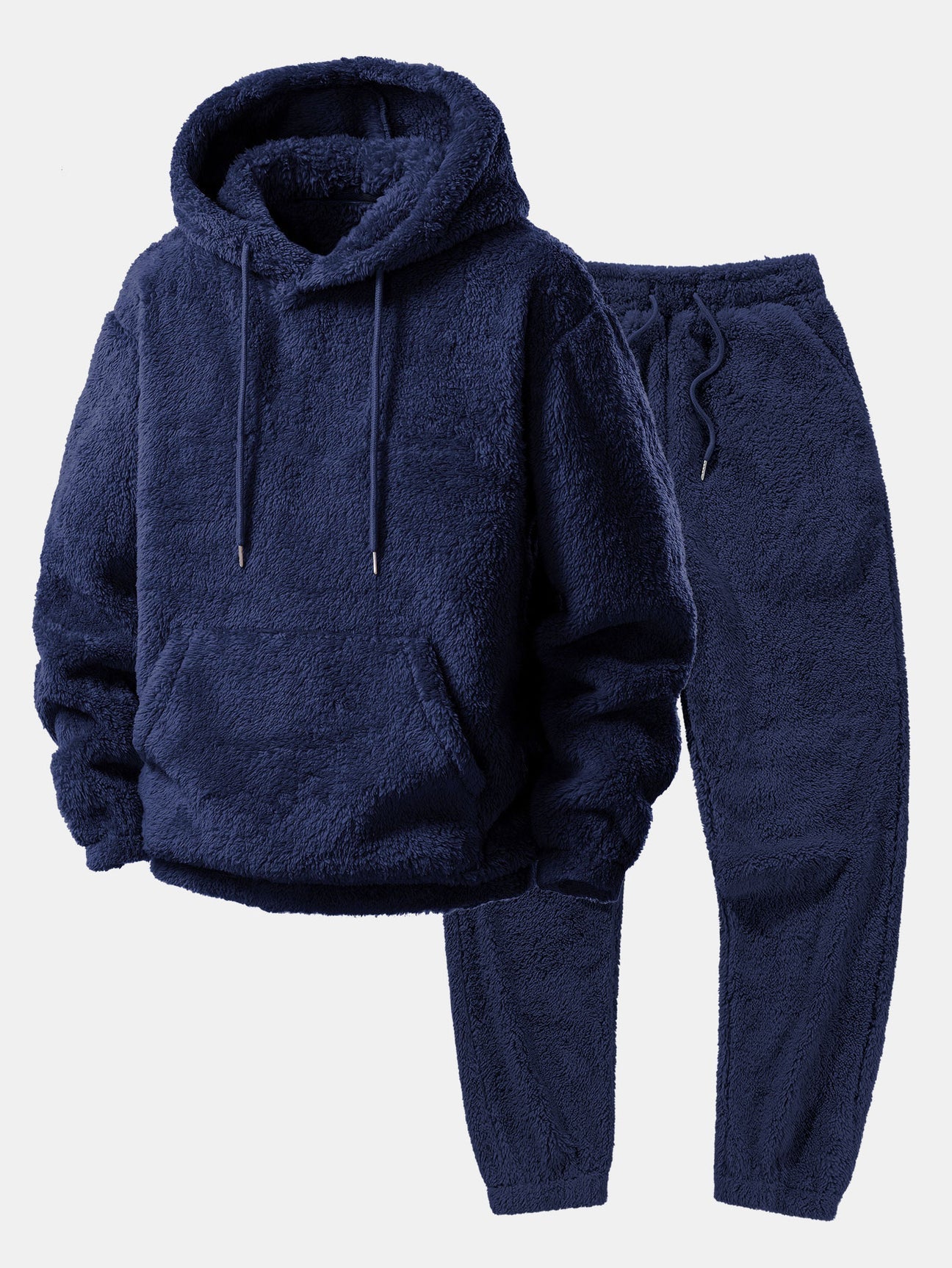 Women's Teddy Jogger Set – Hooded Plush Fleece Co-Ord