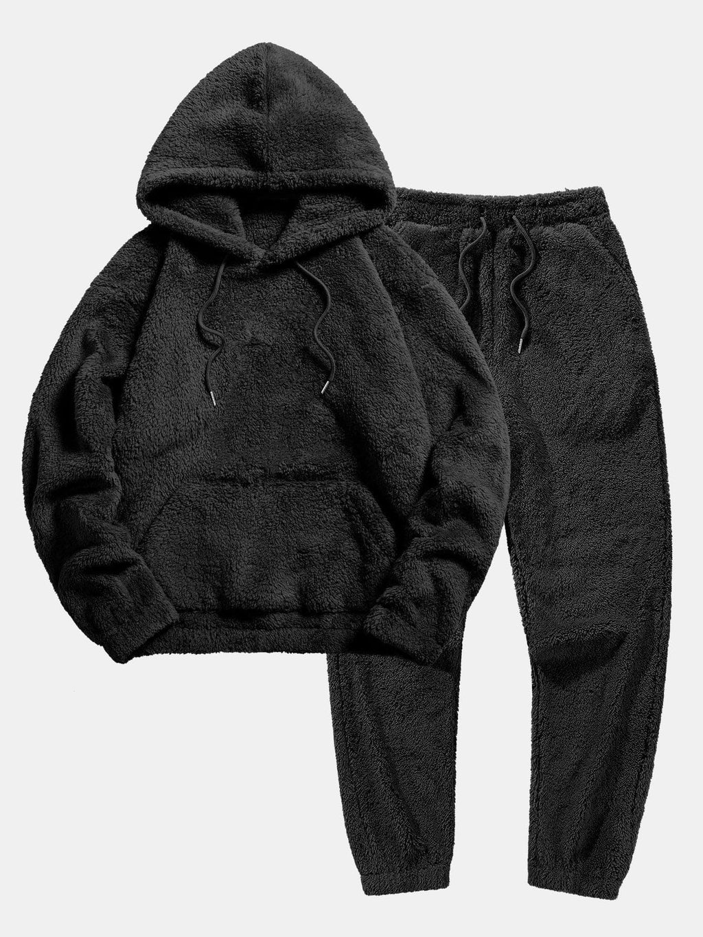 Women's Teddy Jogger Set – Hooded Plush Fleece Co-Ord