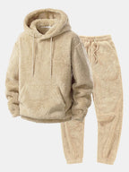 Women's Teddy Jogger Set – Hooded Plush Fleece Co-Ord