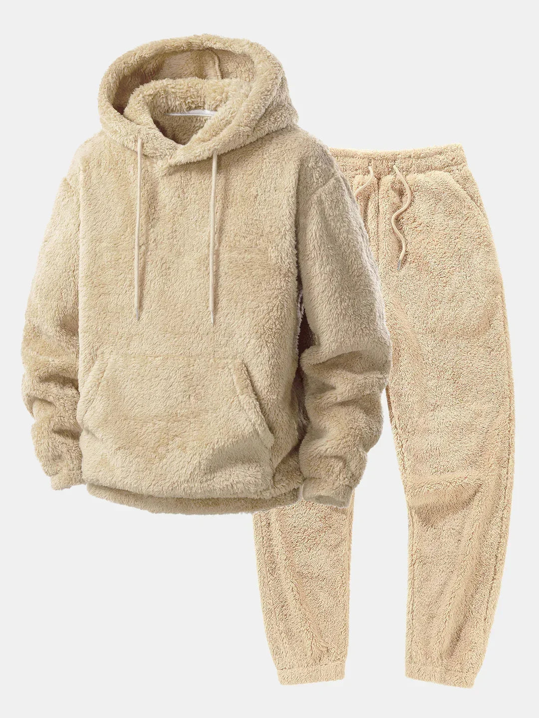 Women's Teddy Jogger Set – Hooded Plush Fleece Co-Ord