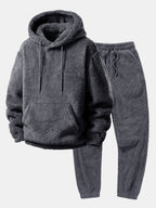 Women's Teddy Jogger Set – Hooded Plush Fleece Co-Ord