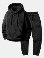 Women's Teddy Jogger Set – Hooded Plush Fleece Co-Ord