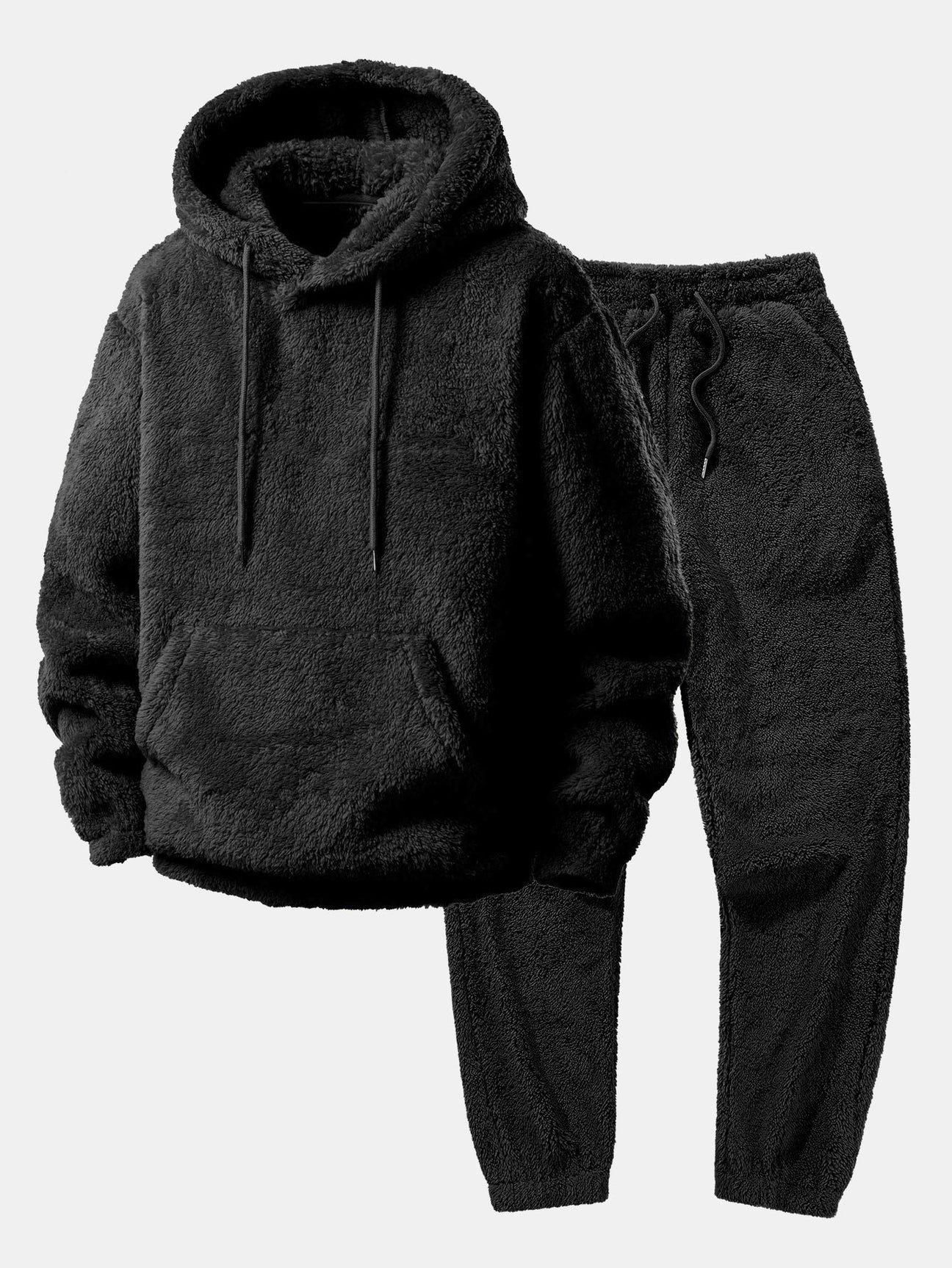 Women's Teddy Jogger Set – Hooded Plush Fleece Co-Ord