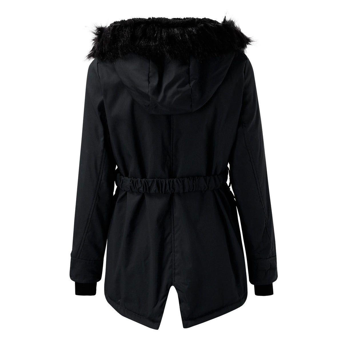 Women's Hooded Insulated Coat – Tailored Longline Cold Weather Coat