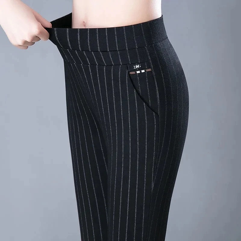 Women's Stretch Slim Fit Pants – Tailored Day-to-Evening Dress Trousers