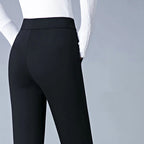 Women's Stretch Slim Fit Pants – Tailored Day-to-Evening Dress Trousers