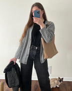 Women's Oversized Button Cardigan – Relaxed Long Sleeve Cardigan