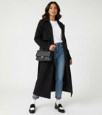 Women's Double-Breasted Overcoat – Long Wool Coat