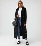 Women's Double-Breasted Overcoat – Long Wool Coat