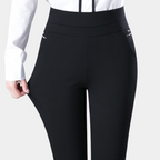 Women's High Waisted Pocket Leggings – Stretch Elastic Waist Leggings