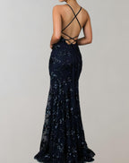 Women's Sparkle Gala Gown – Glitter Formal Evening Dress