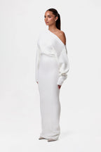 Women's One Shoulder Formal Jumpsuit – Asymmetrical Evening Party Jumpsuit