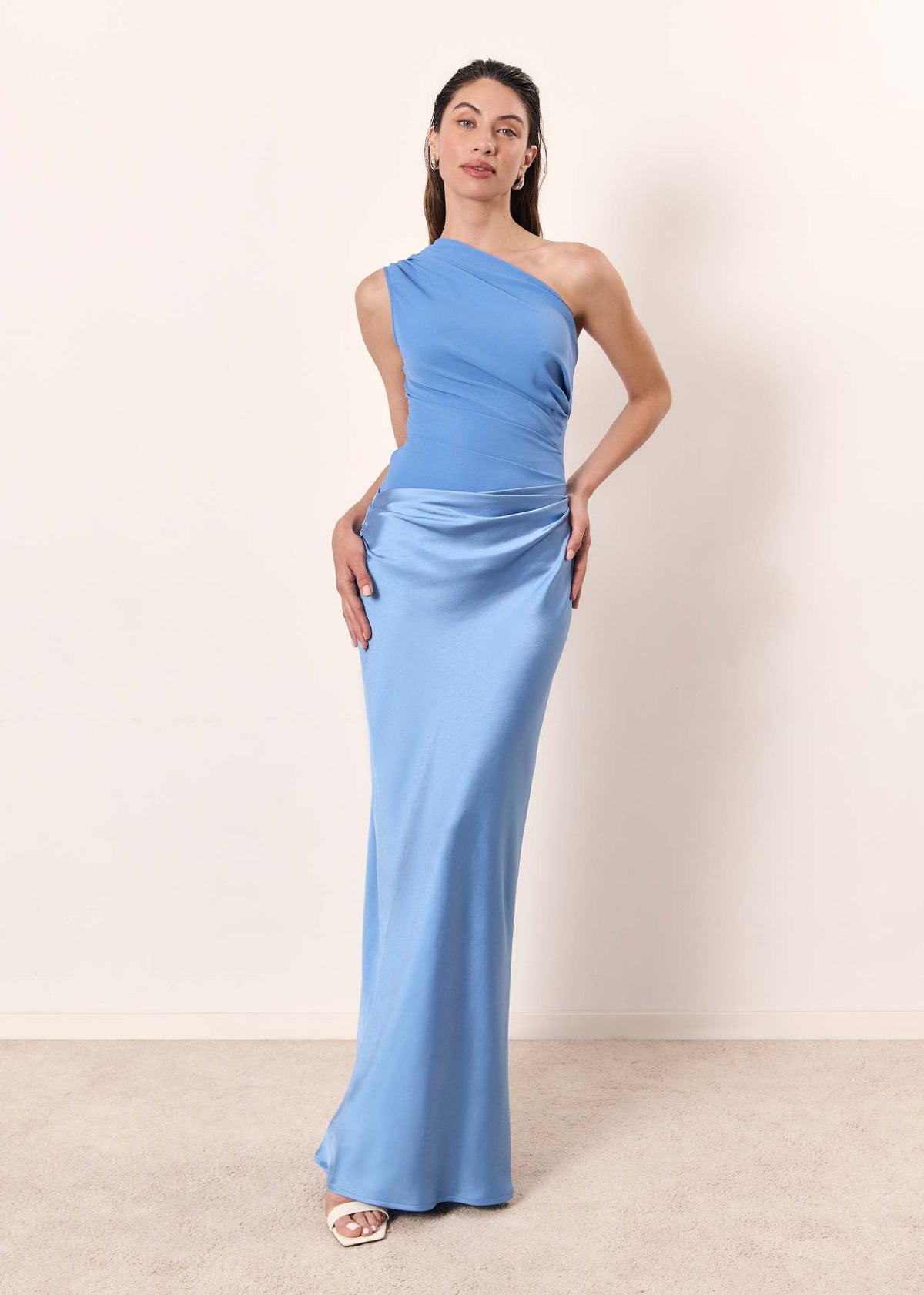 Women's Formal Maxi Dress – Flowy Wedding Guest Evening Dress