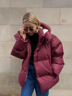 Women's Heated Puffer Jacket – Lightweight Winter Coat