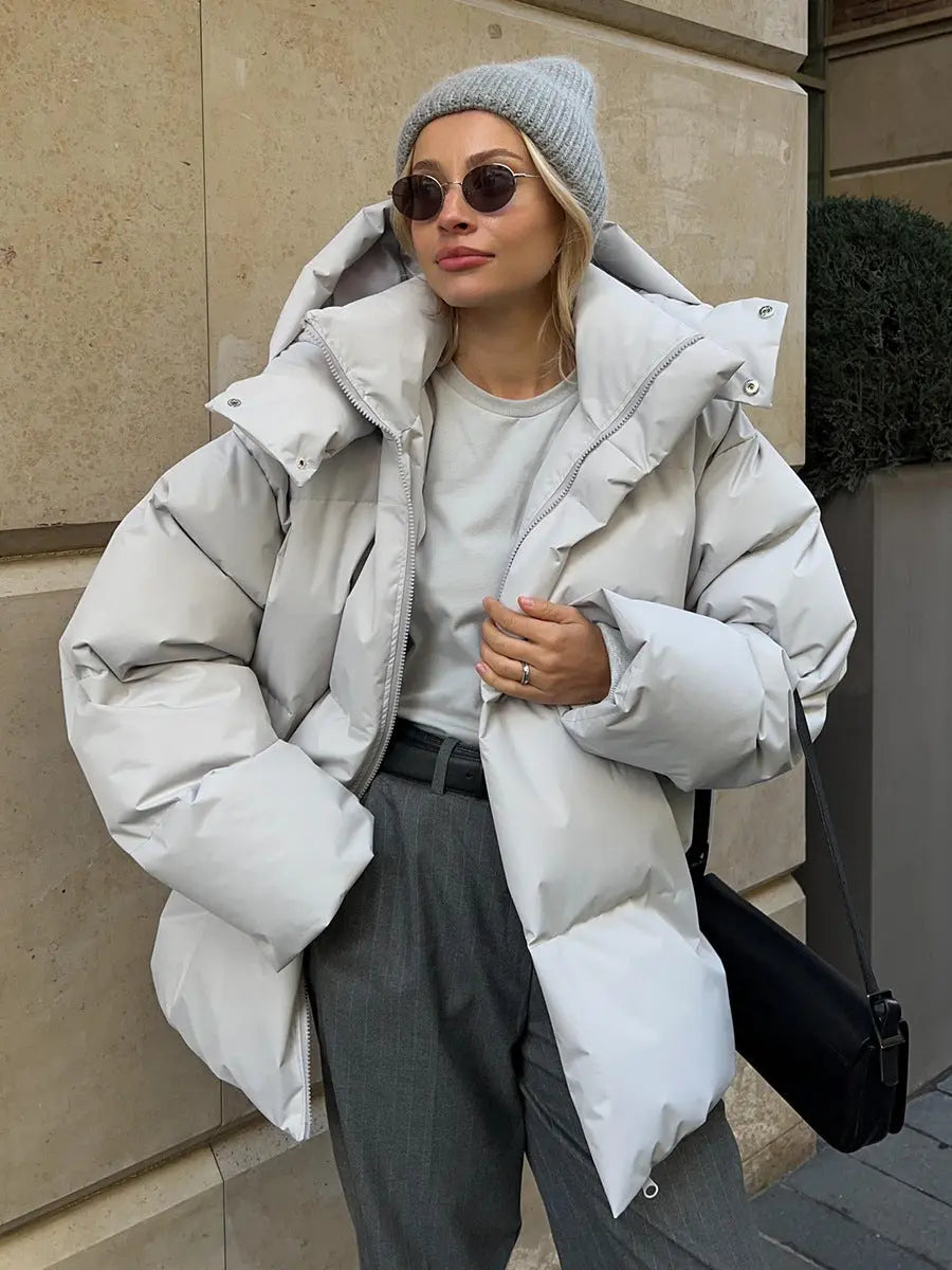 Women's Heated Puffer Jacket – Lightweight Winter Coat