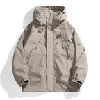 Women's Lightweight Hooded Jacket – Adjustable Zip-Up Outdoor Jacket