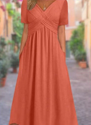 Women's Classic Occasion Midi Dress – Flowy Day-to-Night Dress