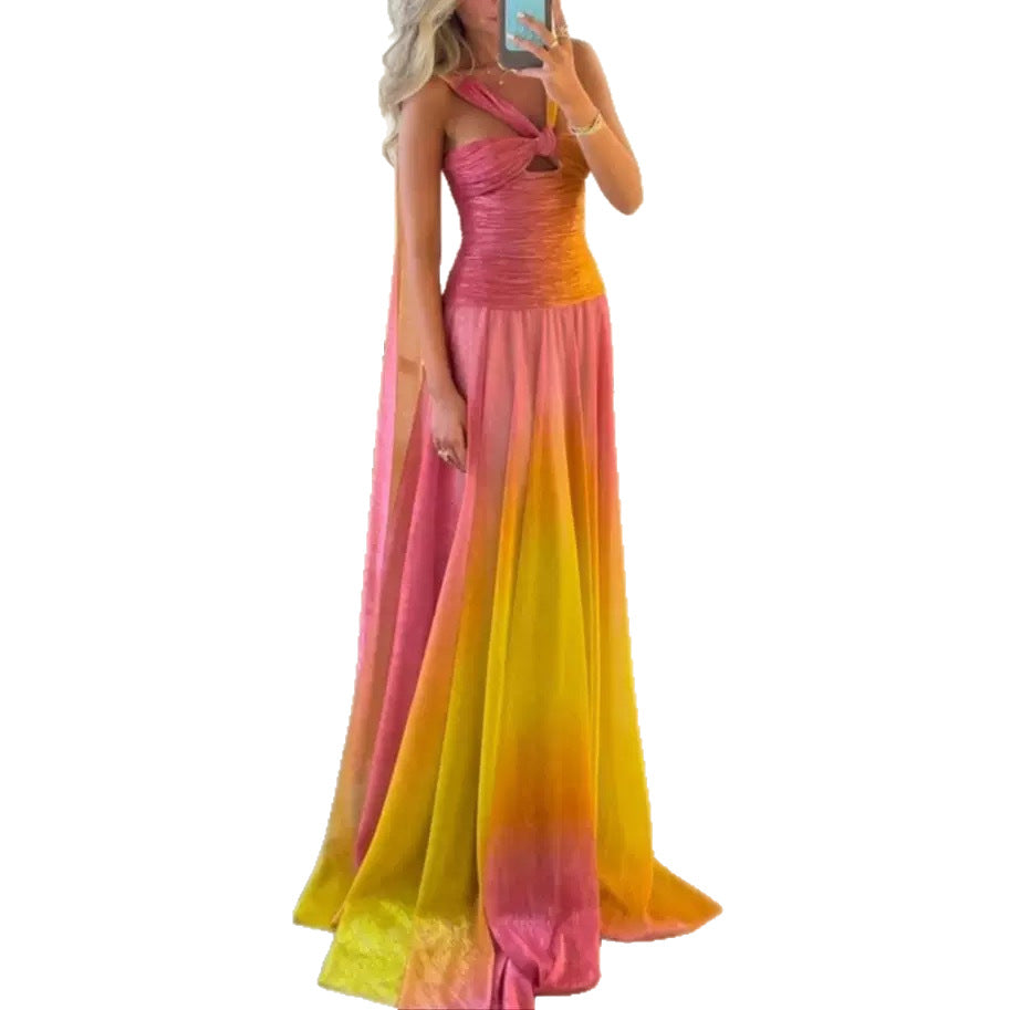 Alanah | Ombre Strappy Maxi Dress