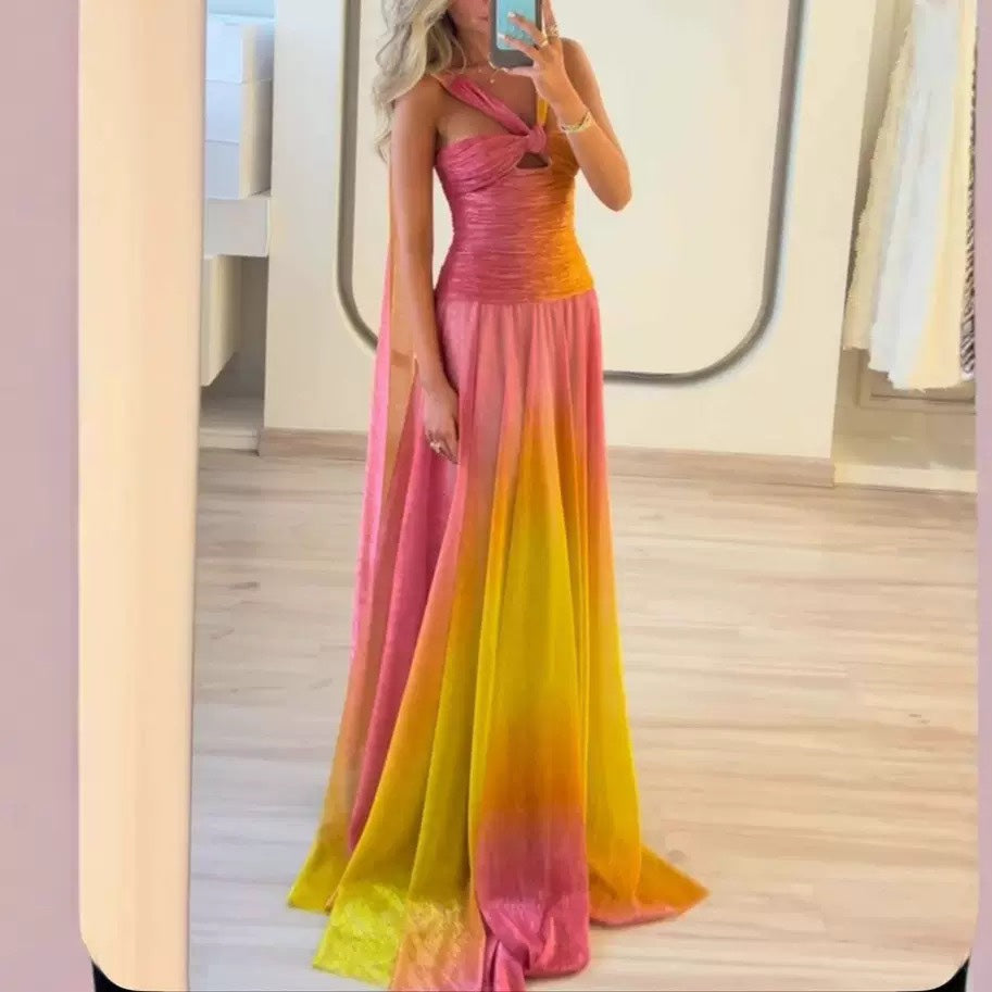 Alanah | Ombre Strappy Maxi Dress
